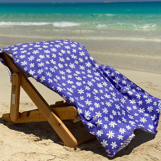 Microfiber Beach Towel - Daisies